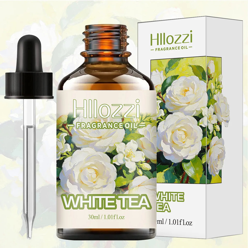 White tea jasmine essential oil is fresh and elegant, with a sweet aroma. Suitable for diffusers and air purifiers.