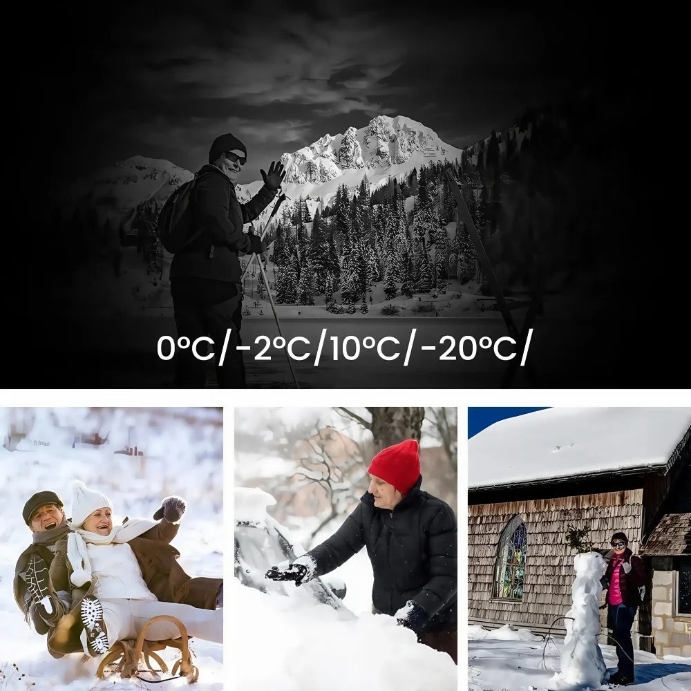 28 Areas Men Women's Heating Jacket Winter USB Heated Jackets Smart Heated Clothing Ski Camping Waterproof Warm Self Heating