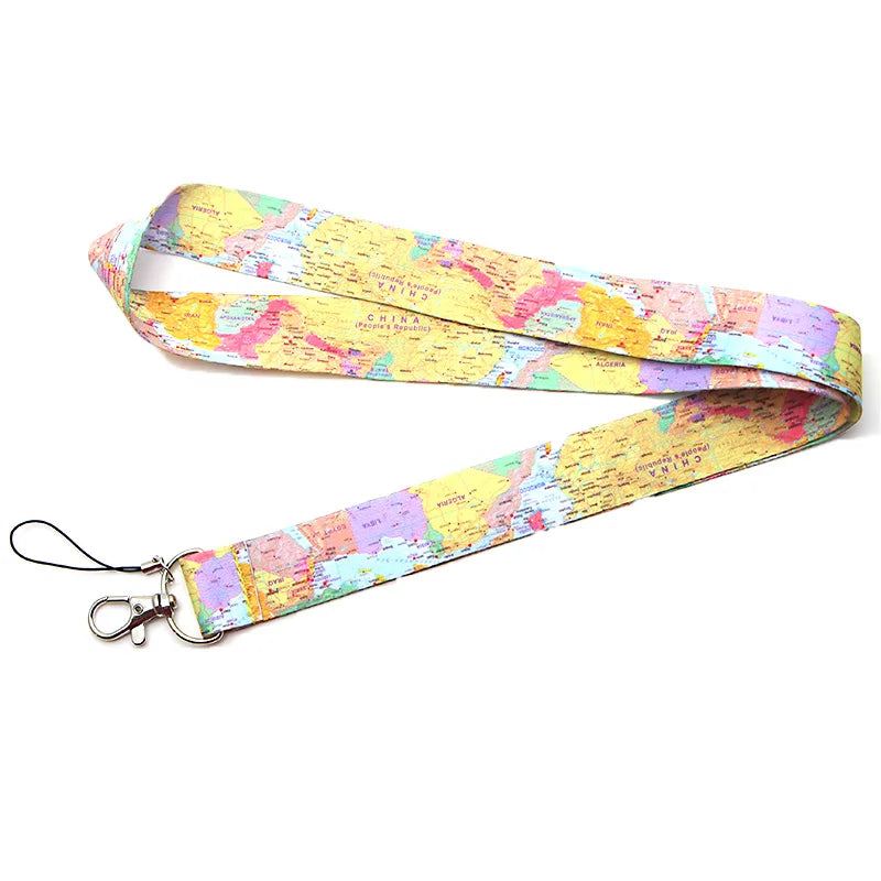 100 Designs Cute Art Lanyard for Keys Chain Badge Holder ID Credit Card Pass Hang Rope Lariat Mobile Phone Charm Accessories