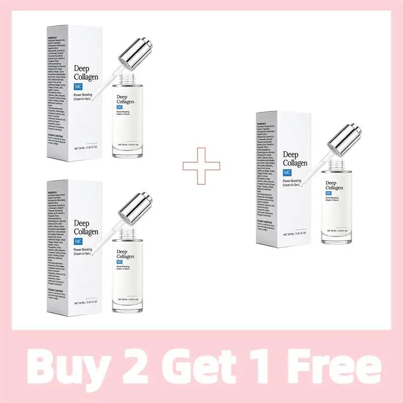 Deep Collagen Power Boosting Cream‑in‑serum Deep Hydrating Firming Facial Essence Improve Dull Skin Moisturizing Face Serum
