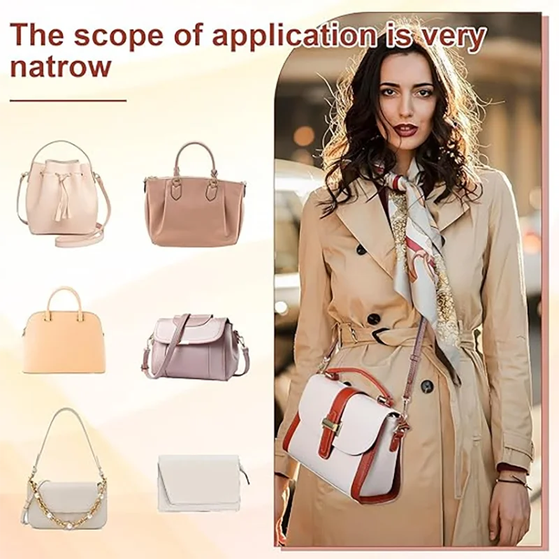 Leather Bag Shoulder Strap Replacement Crossbody Adjustable Conversion Kit Fit for Longchamp Mini Pouch