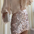 Fish Scale Sequins Strapless Bodycon Dress Women Elegant Shining Sleeveless Slim Mini Dresses 2026 Summer Party Vacation Gowns
