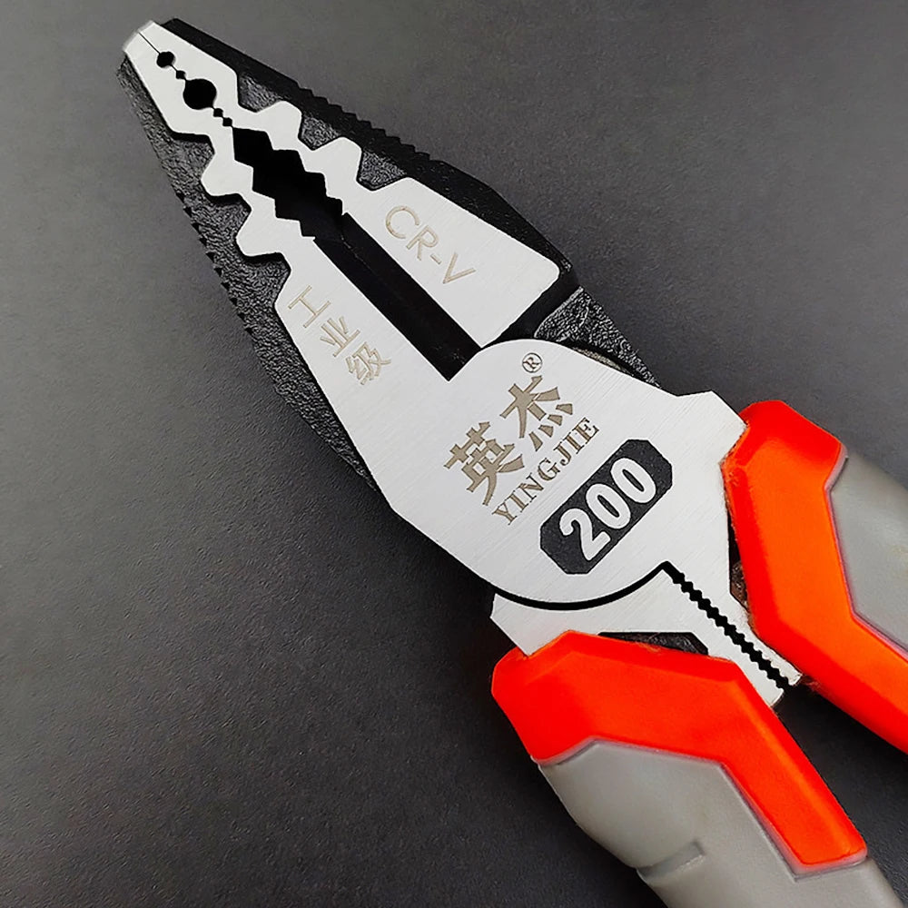 6/8-inch Wire Pliers Sharp Large Opening Diagonal Pliers Needle Nose Pliers for Cutting Twisting and Clamping MetalWires