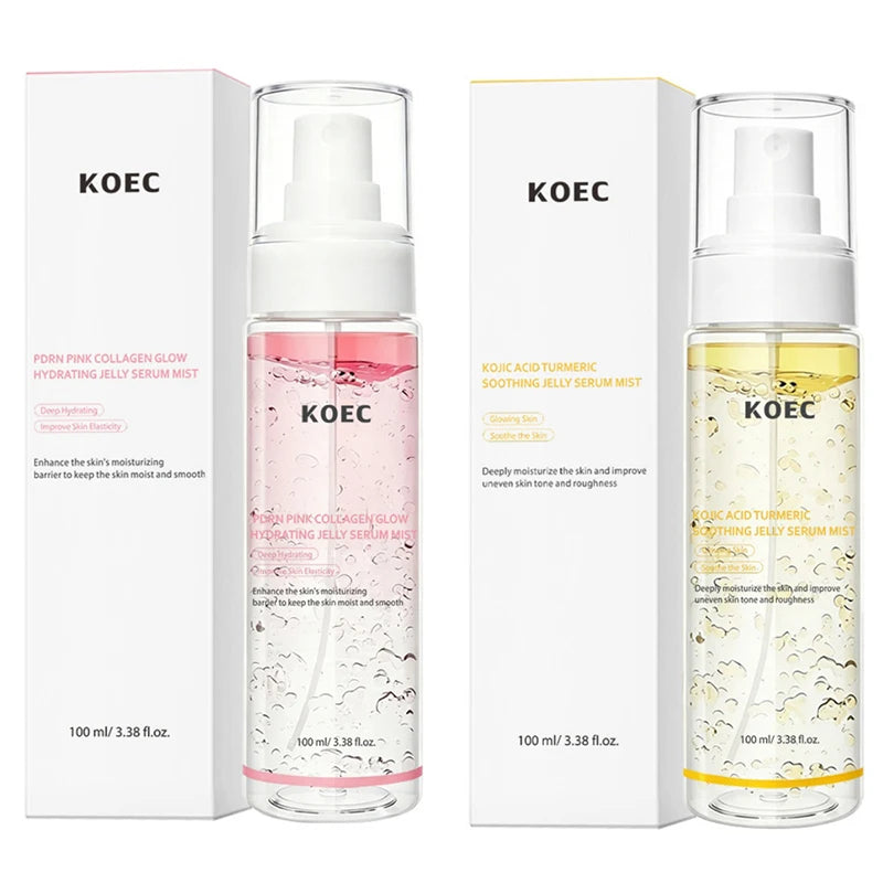 KOEC Centella Soothing Moisturizing Spray 100ml Niacinamide Brighten Jelly Mist Serum Kojic Acid Collagen Nourish Skincare