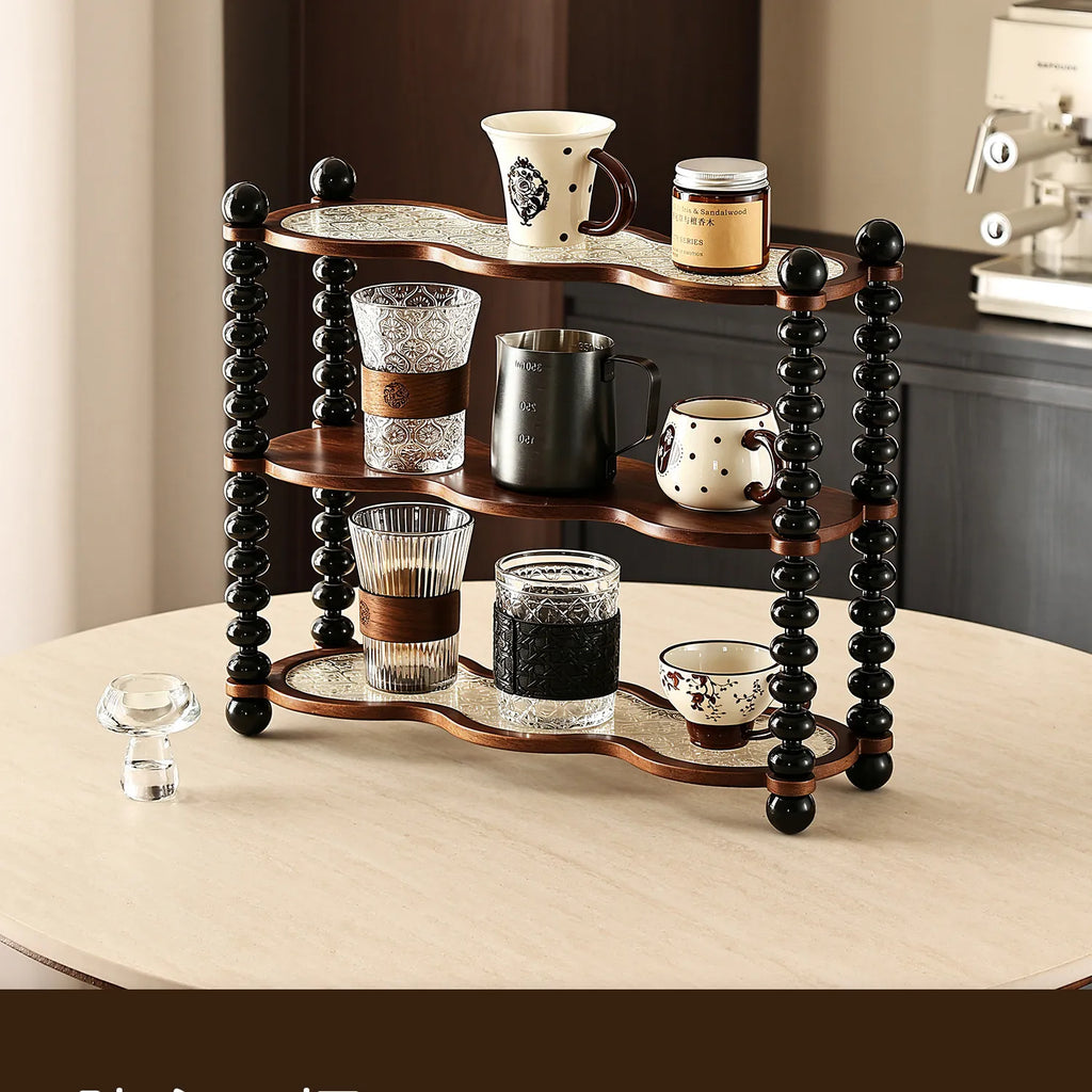 Storage Kitchen Shelf Perfume Trinket Candy Display Stands Spice Glasses Organizador Cocina Household Items Clearance