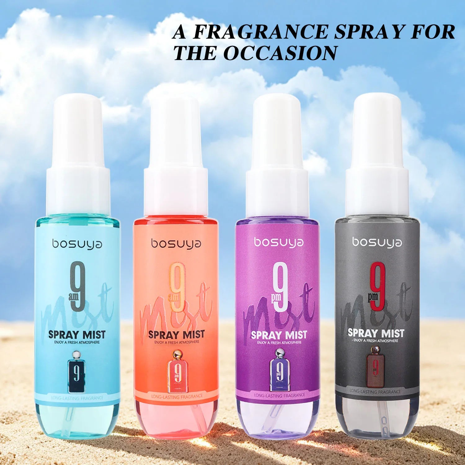 4PCS fresh fragrance spray set, lasting fragrance, mild and non irritating, suitable for daily use and before dating