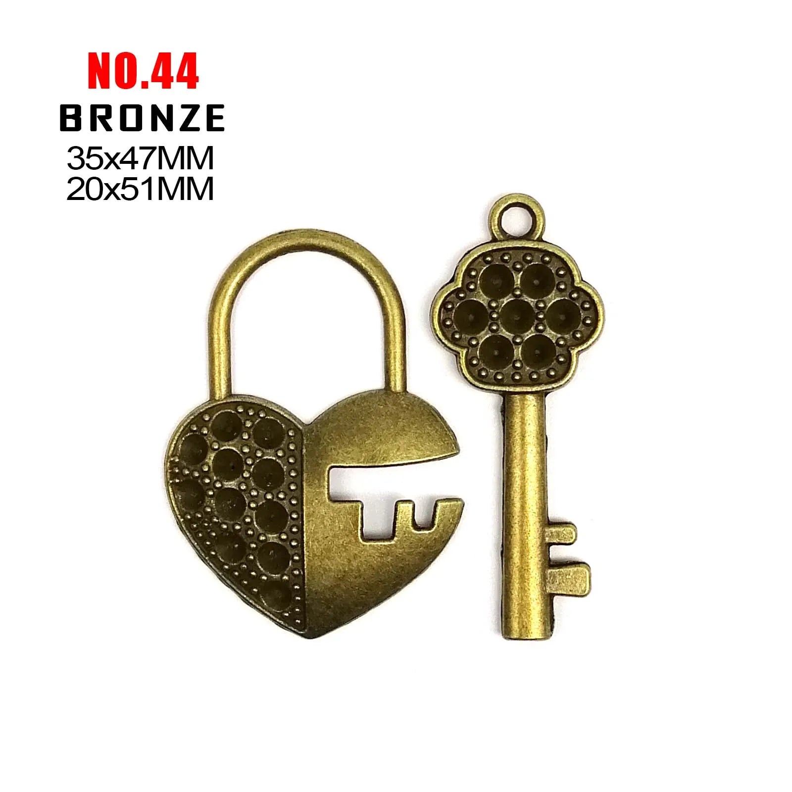 10pcs Old Looking Old-fashioned Decorative Vintage Key Steampunk Charms Pendant Jewelry Making Antique Brass Bronze Silver