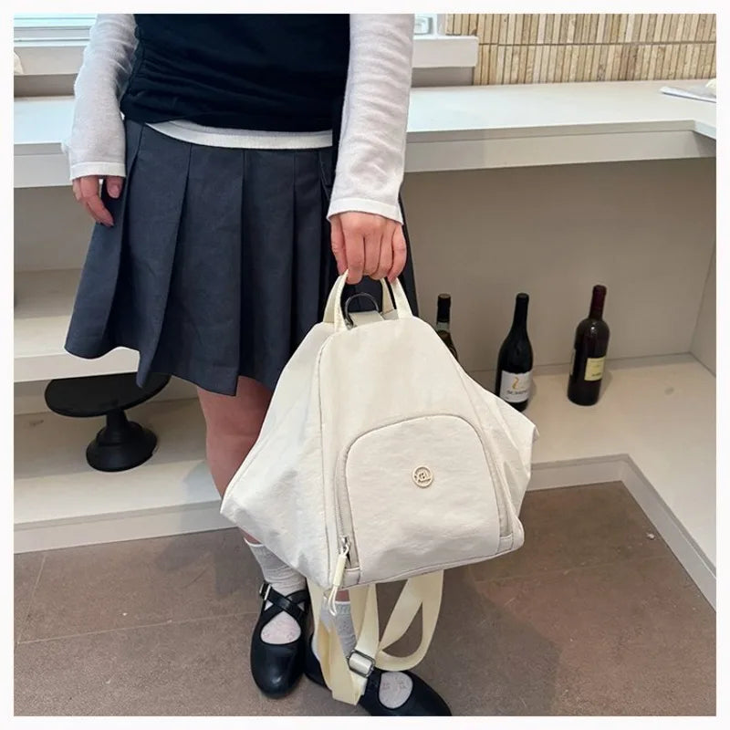 Women's Casual Nylon Large Capacity Shoulder Bag with Pocket, Casual Style for Daily Use, Sports, Travel, and Outdoor Activities