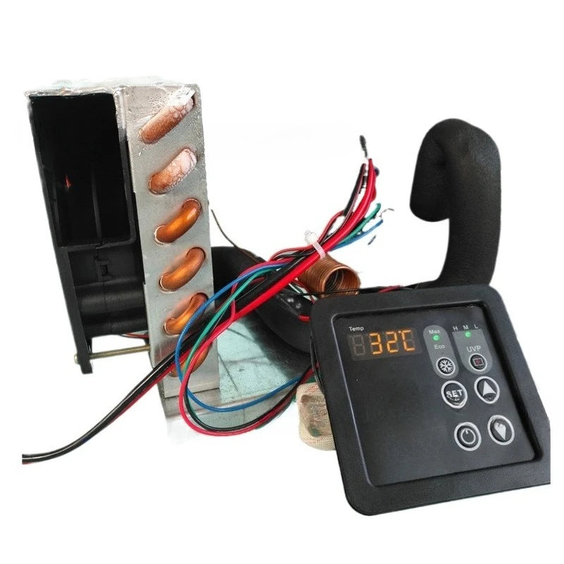 BD35A mini cold air integrated unit assembly 12V24V power-on refrigeration miniature air conditioner unit with temperature