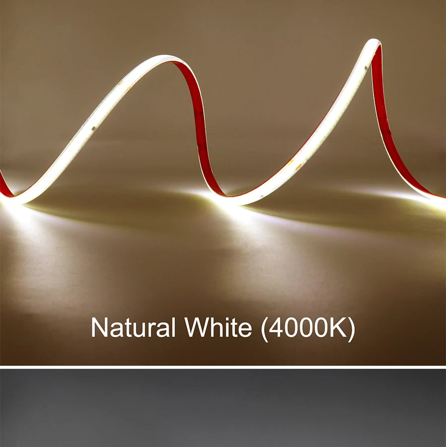 1-50M 220V COB LED Strip Light High Bright Flexible Ribbon Light Tape IP68 Waterproof Outdoor Garden LED Strip 3000K 4000K 6000K