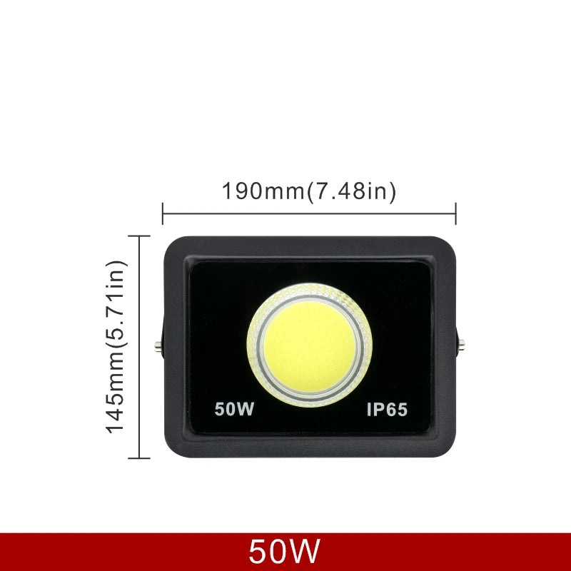 COB Flood Light 300W 200W 100W 50W Outdoor Lighting LED Floodlight 220V Spotlight IP65 Modern Waterproof Outdoor Led Garden Lamp