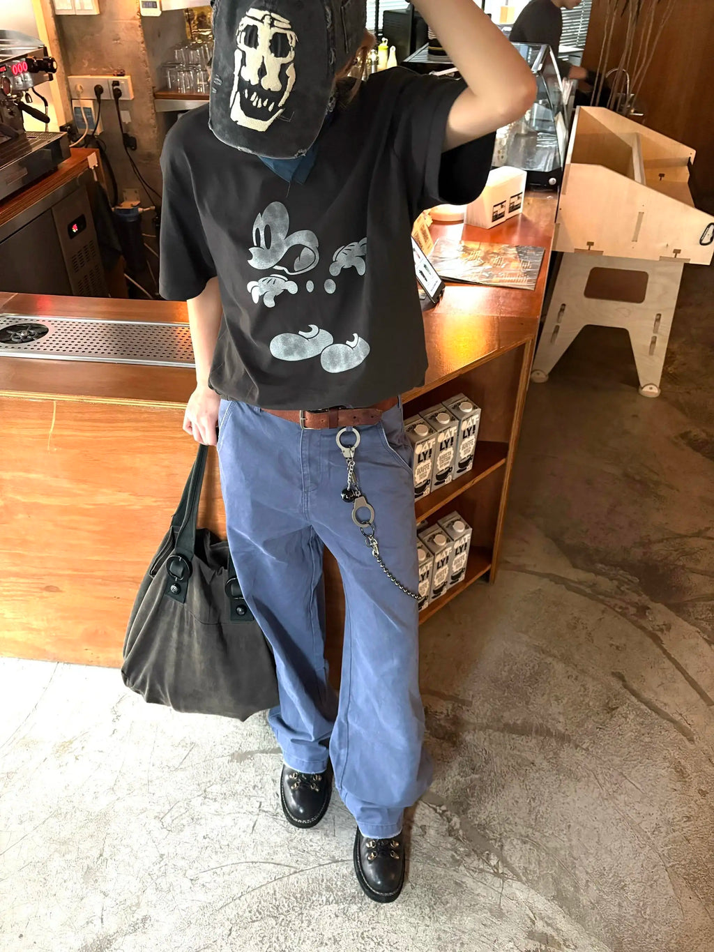 Retro Washed Straight Leg Blue Jeans Men Women Casual Long Pants Spring Summer New Style Vintage Fading Denim Skinnies