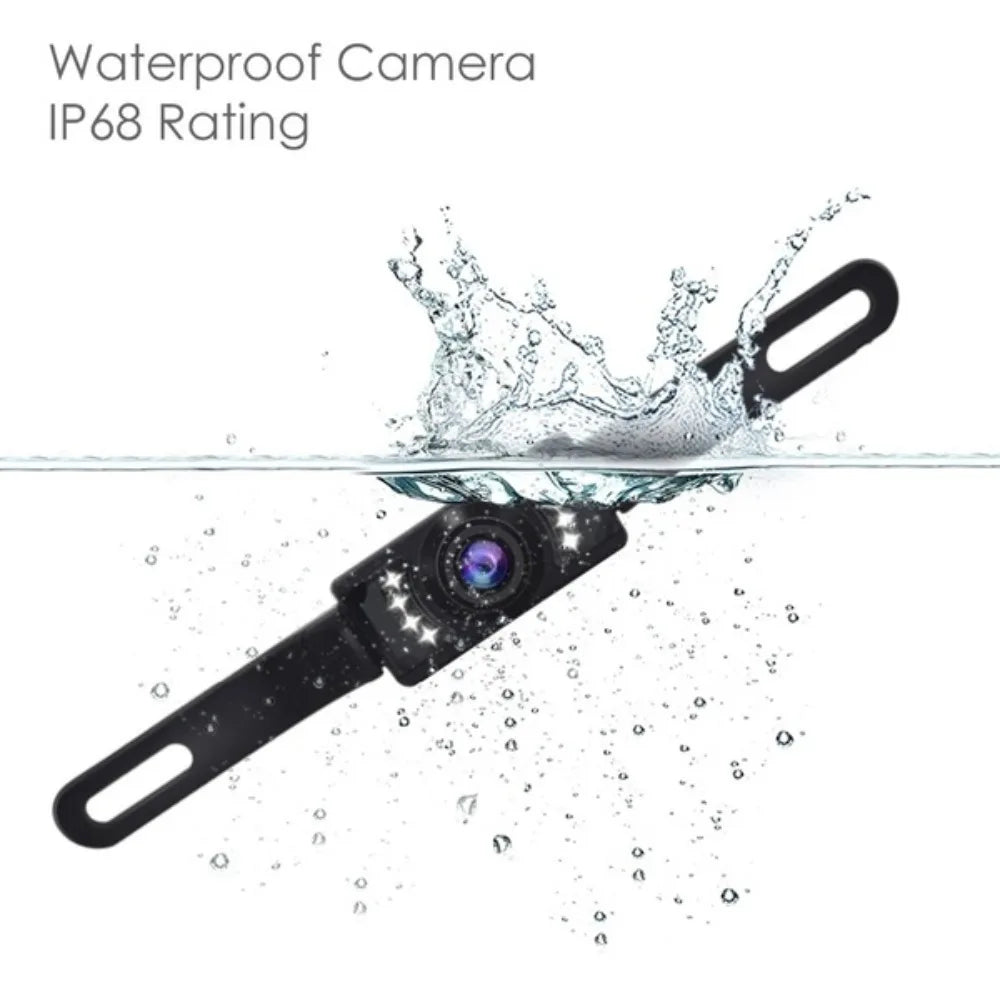 Car Rear View Backup Camera Parking Reverse Back Up Camera Waterproof CMOS 7LED
