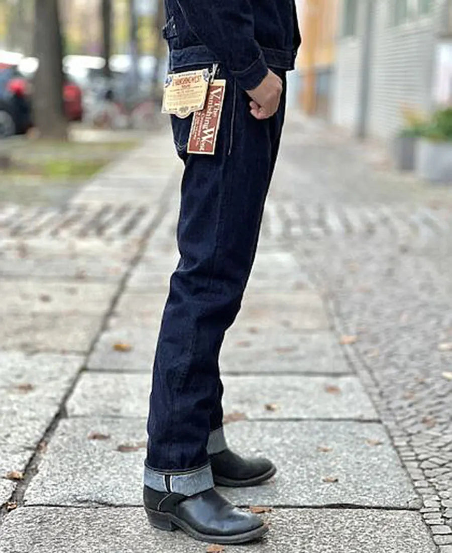 FREEWHEELERS 601XX 1951, five bags of 14oz indigo vintage jeans