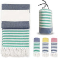 Turkish Beach Towels 39*7" Oversized  Quick Dry Sand Free  Bath  Pool Gym and Bathroom