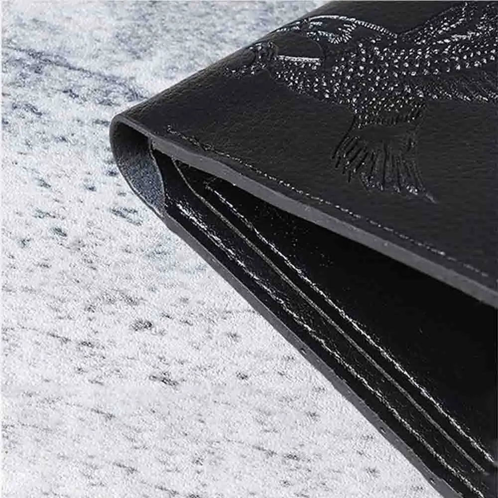2025 Creativity Eagle Pattern Wallet MEN Soft Pu Wallet Thin Wallet Coin Purse For Gifts Card Holder Students