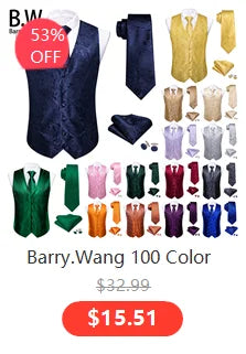 Barry.Wang Luxury Silk Mens Shirts Jacquard Floral Long Sleeve Formal Casual Breathable Male Blouses Wedding Business Prom Gift