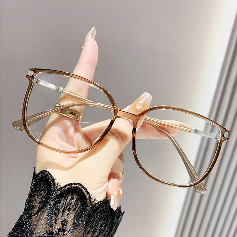 Fashion Women's Grade Glasses Trendy Luxury Reading Glasses Lady Presbyopic Graduated Lenses Transparent Glasses Eyepieces 2025