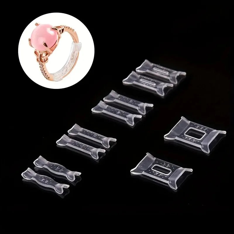 Ring Adjustment Pad Ring Size Adjuster Fixed Reduction Pad Invisible Ring Holder Retainer Shrinker for Large Rings
