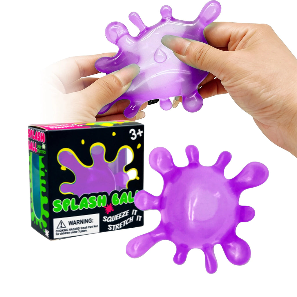 Splash Shaped Pinching Ball Slow Rebound Pressure Relief Ball Maltose Decompression Toy Squeeze Balls Blind Box Party Gif Toys