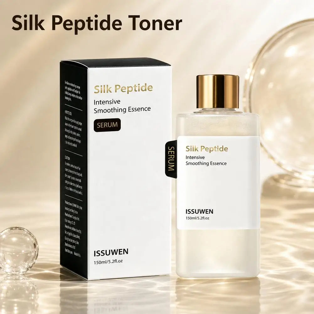 Silk Peptide Toner 150ml Relieves Dryness & Sensitivity Quick Absorb Non-Greasy Skin Moisture Lock Skincare
