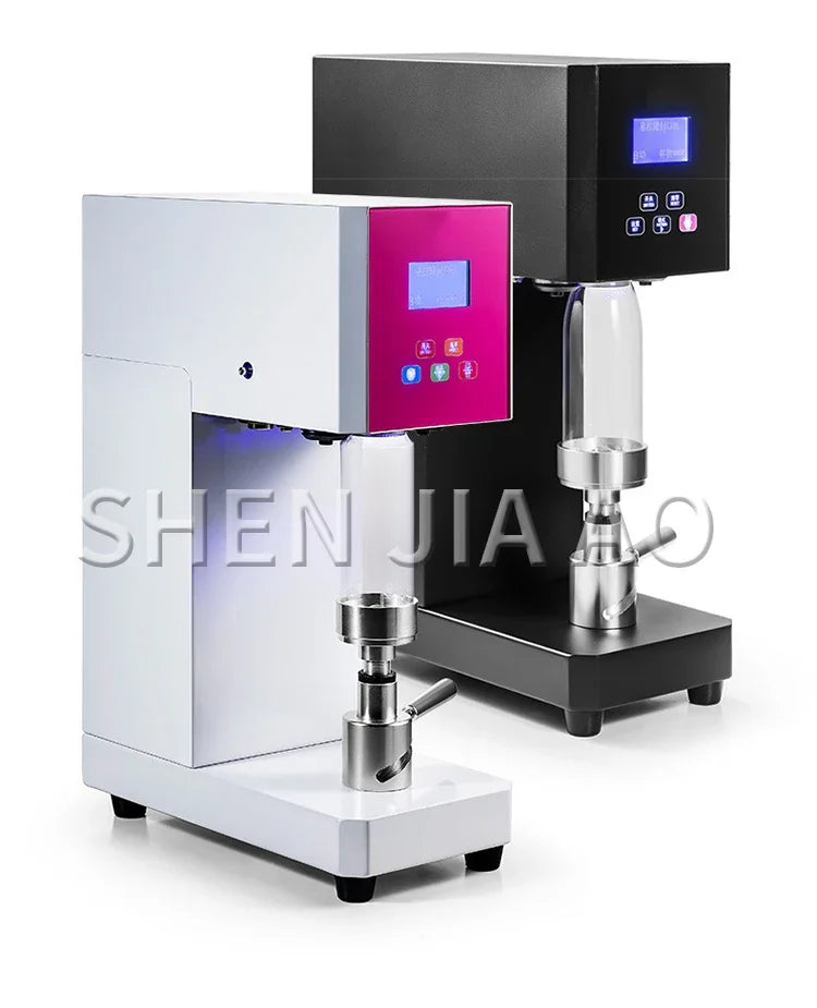 220V Can Sealing Machine Commercial Plastic Cans Automatic Beverage Sealing Machine Cup Milk Tea Equipment Complete