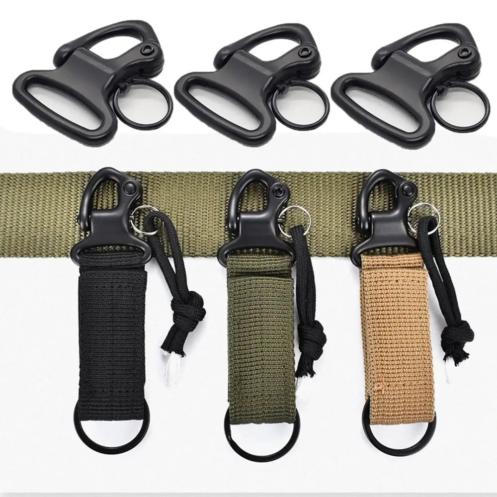 Clasp Outdoor Water Bottle Hanger Webbing Backpack Strap Quickdraw Carabiner Camp Holder Hooks Belt Clip Camping Accessories