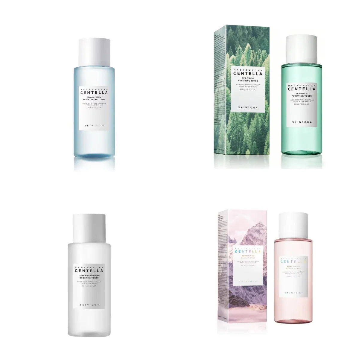 SKIN1004 Madagascar Centella Hyalu Cica First Ampoule 100ml Korean Serum 5 Types Hyaluronic Acid Hydrating Plumping Glow Skin