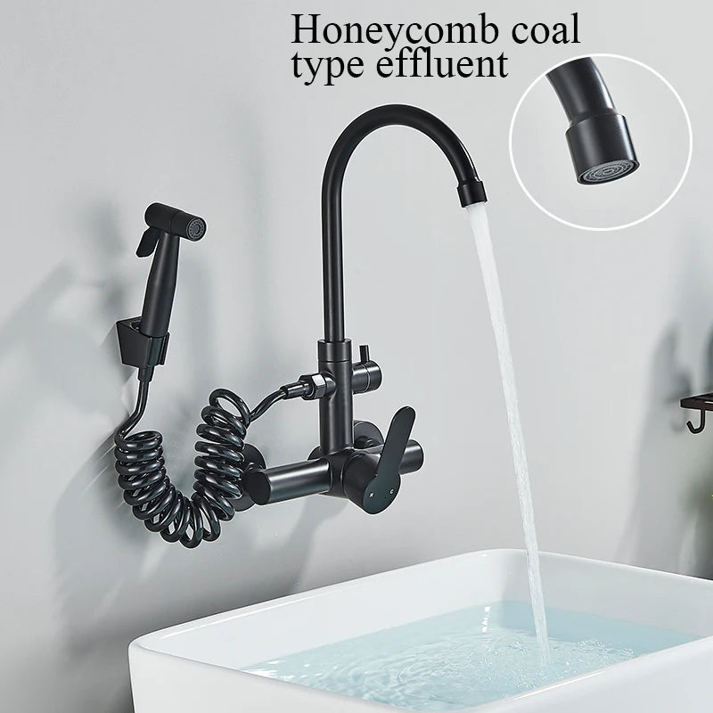 Concealed Kitchen Faucet With Bidet Hot And Cold Faucets Sink Mixer Taps Concealed Installion Kitchen Mixer Tap Bidet Sink Crane