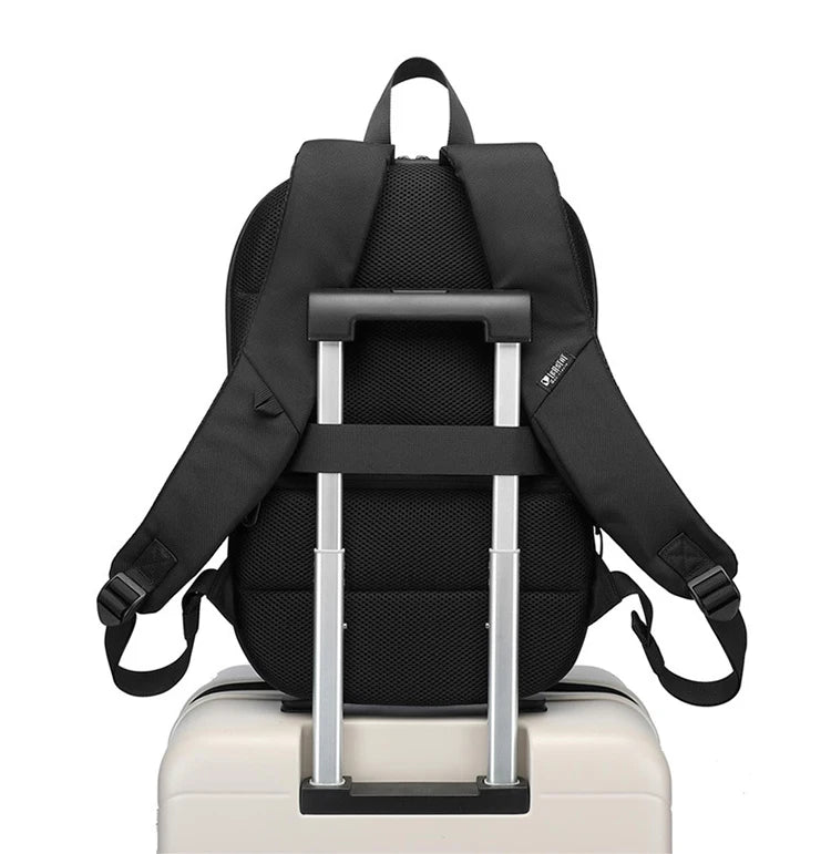 Laptop Backpack Laptop Thin Laptop Bag Unisex 14-Inch Simple Business Backpack Lightweight Casual Expandable School Students Bag