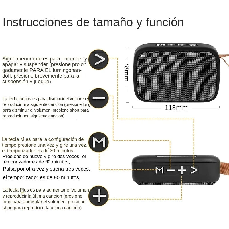 Mini Bluetooth Speaker Subwoofer Portable Wireless Bluetooth Soundbar 500mAh Battery Outdoor Indoor Sport Speakers HIFI Soundbar