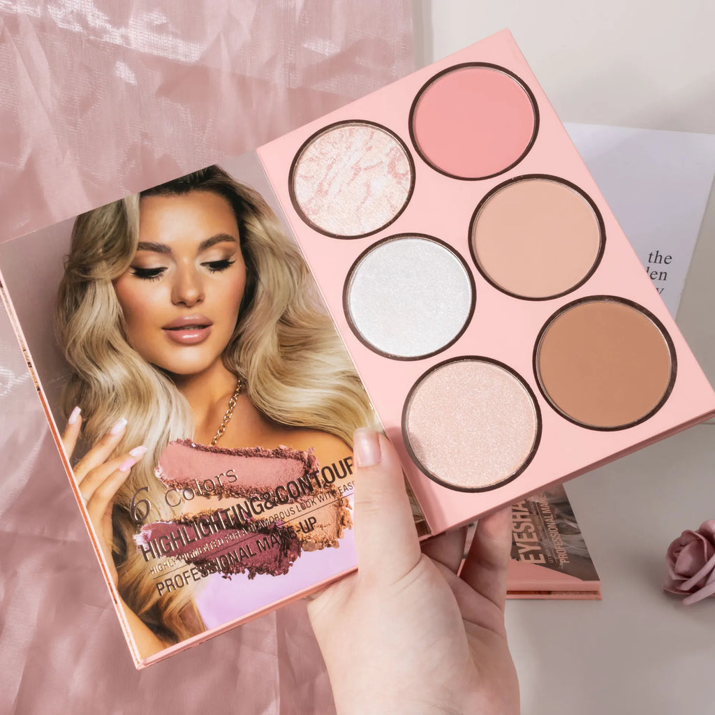 54-color Professional Makeup Palette Book Cosmetics Palette Matte Pearlescent Blush Highlight Contouring All-in-one Cosmetics