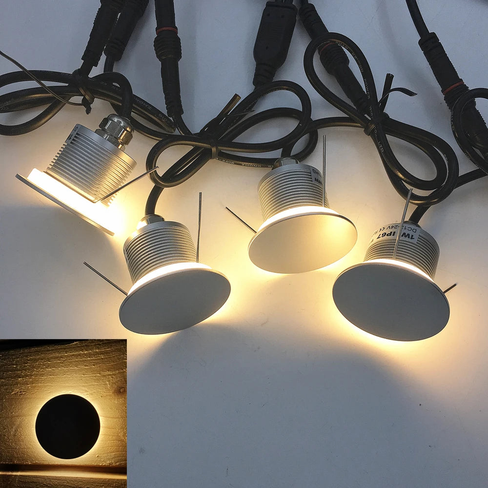 IP67 LED Staircase Wall Lamp Outdoor Waterproof Garden Decorative Stairs Wall Light Porch Corridor Sconce Walkway Lights 12V 24V