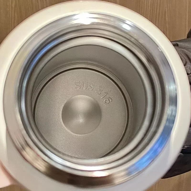 Stainless Steel Vacuum Insulated Tumbler Portable Outdoor Activity Handheld Cup Ultra Long Time Heat Retention