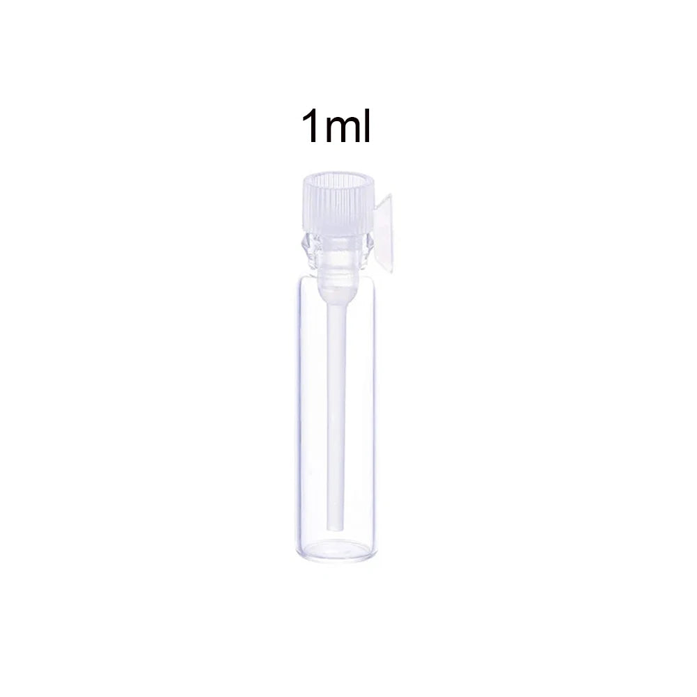 1/2/3 ML Empty Mini Glass Perfume Small Sample Vials Perfume Bottle Laboratory Liquid Fragrance Test Tube Trial Bottle