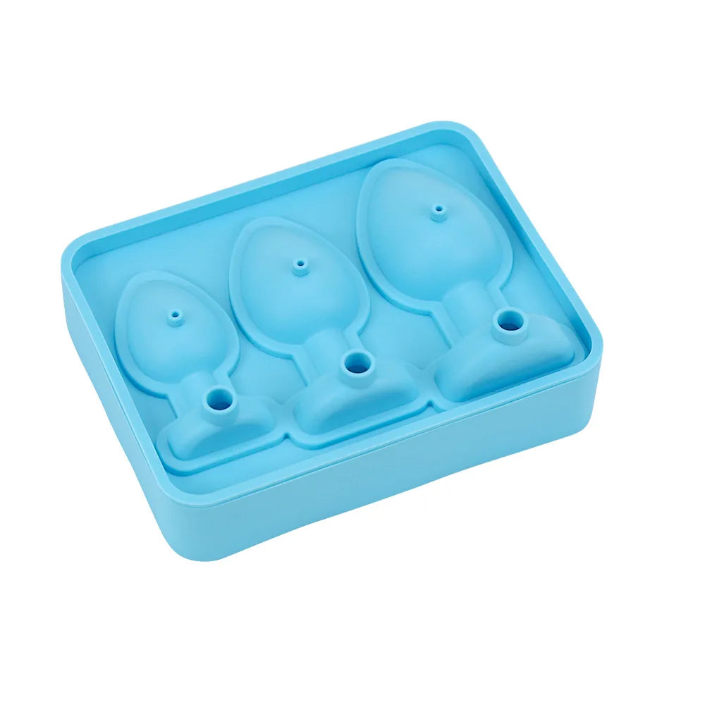 Food Grade Silicone Penis Ice Tray Mold Box Ice Cube Blocks Maker Mould Machine Whiskey Wine Bar Tools Kitchen Gadgets