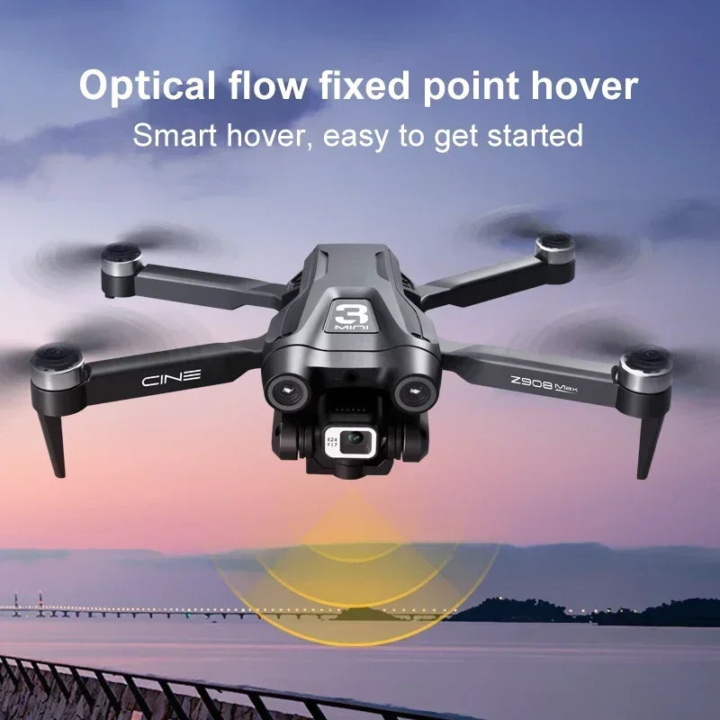 Original Z908 Pro /MAX 8K Drone ESC Professional 4K Dron Optical Flow Localization 3sided Obstacle Avoidance Quadcopter Toys