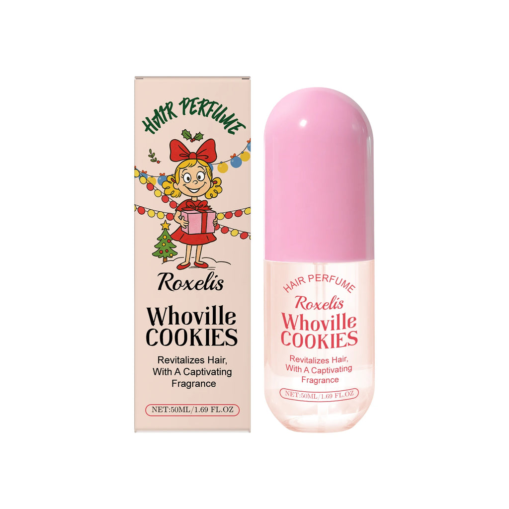 Christmas Cookie Hair Fragrance Spray - Mild Natural Fresh Elegant Light Scent, Daily Portable for Dating