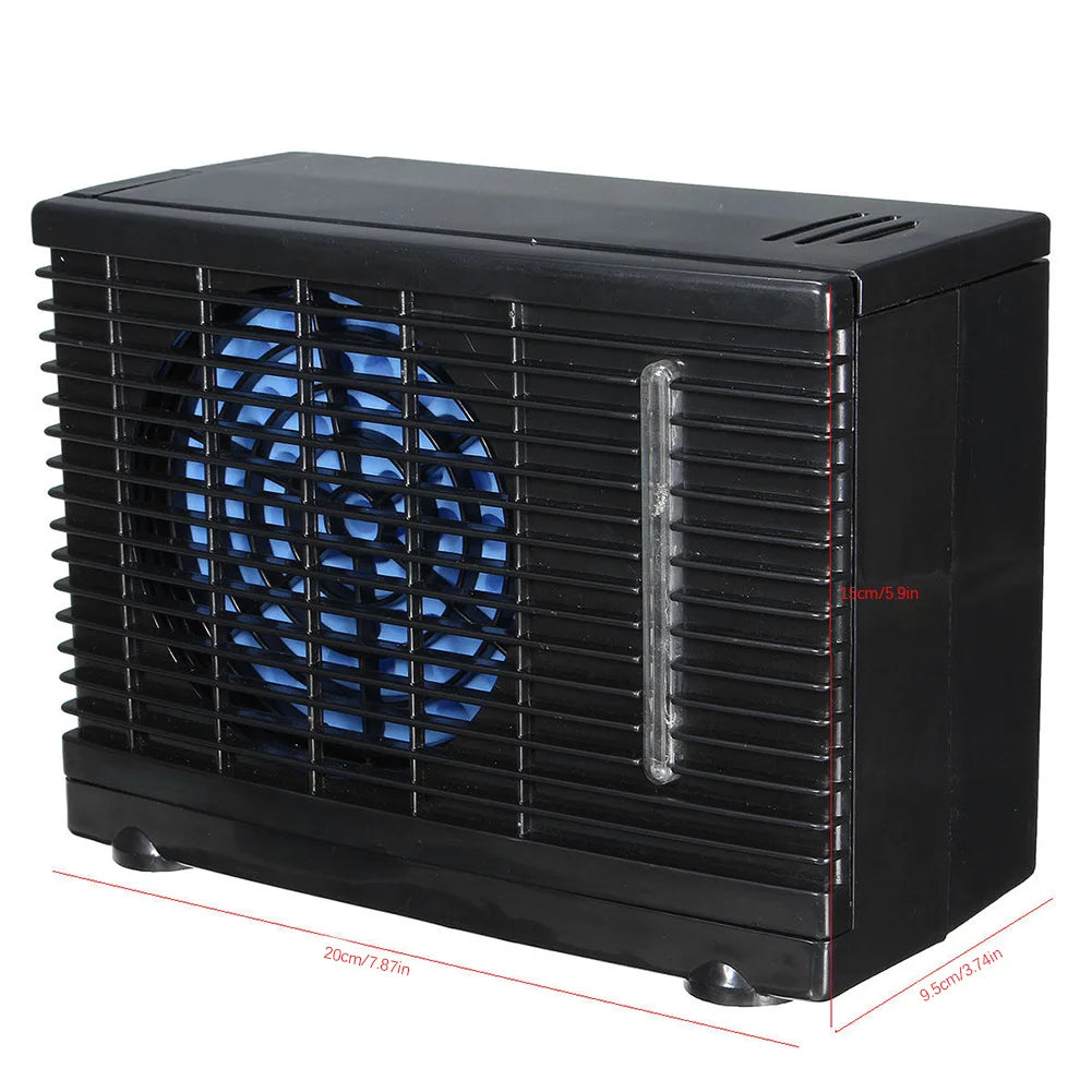 12V 3A for Outdoor Scenes Portable Mini Car Air Conditioner Quiet  Low Power Consumption Car Cooling Machine ABS Housing
