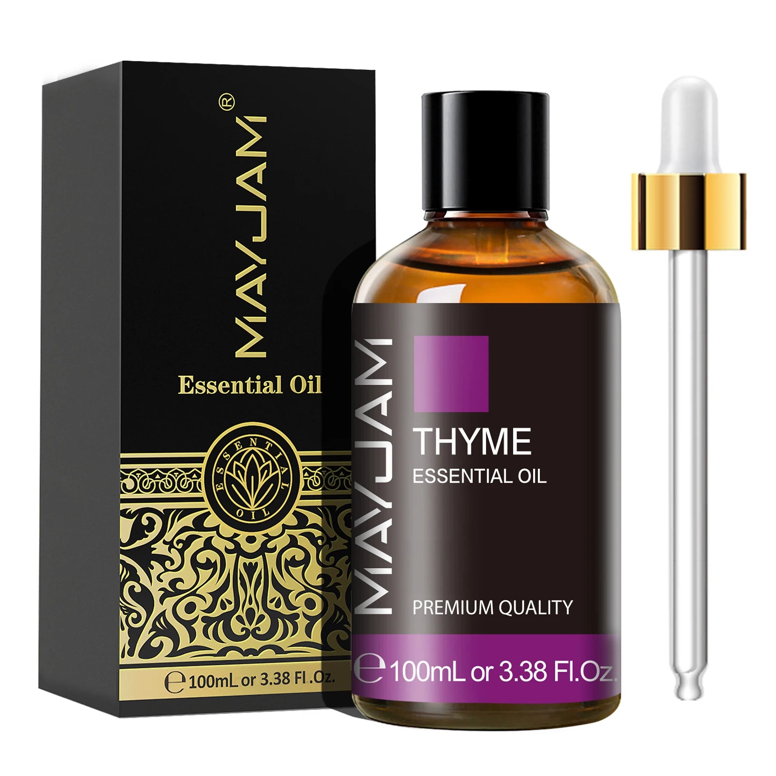 MAYJAM 100ML Essential Oils For Humidifier Diffuser Lavender Sandalwood Sweet Orange Tea tree Camphor Vetiver Aromatic Oil