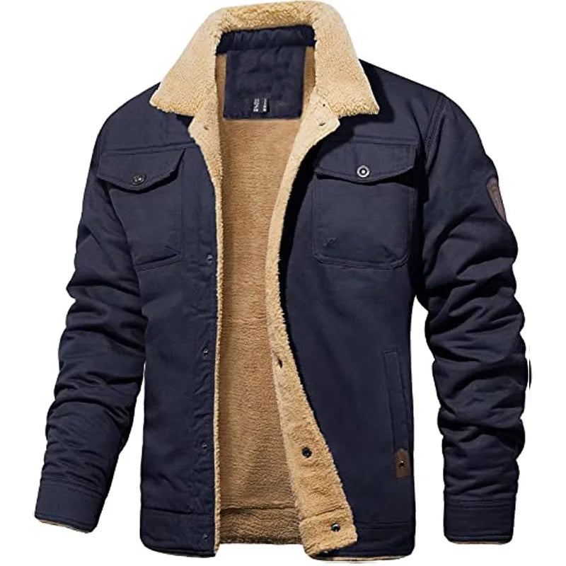 New 2024 Autumn Men's Jacket High Temperature Resistant Outerwear Long Sleeve Fashionable City Lapel Jacket for Casual Scene