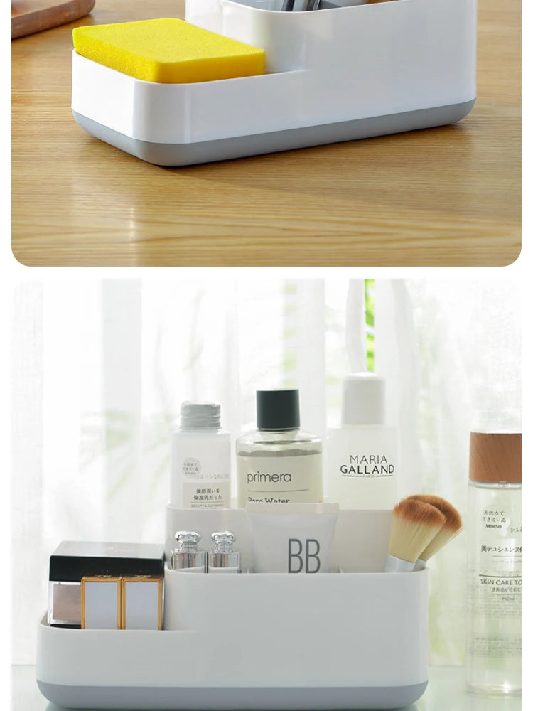 Creative Makeup Organizer Box with Drawer for Dressing Table Storage Drawer Dressing Table Container Sundries Case Makeup Box