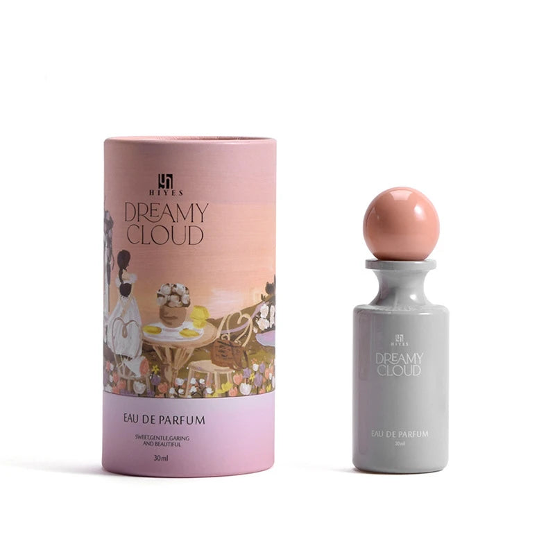 Luxury Floral Fruity Perfume,Cylindrical Gift Box Women's Scent,Rose/Jasmine/Sandalwood/Amber/Vanilla/Musk/Raspberry Fragrance
