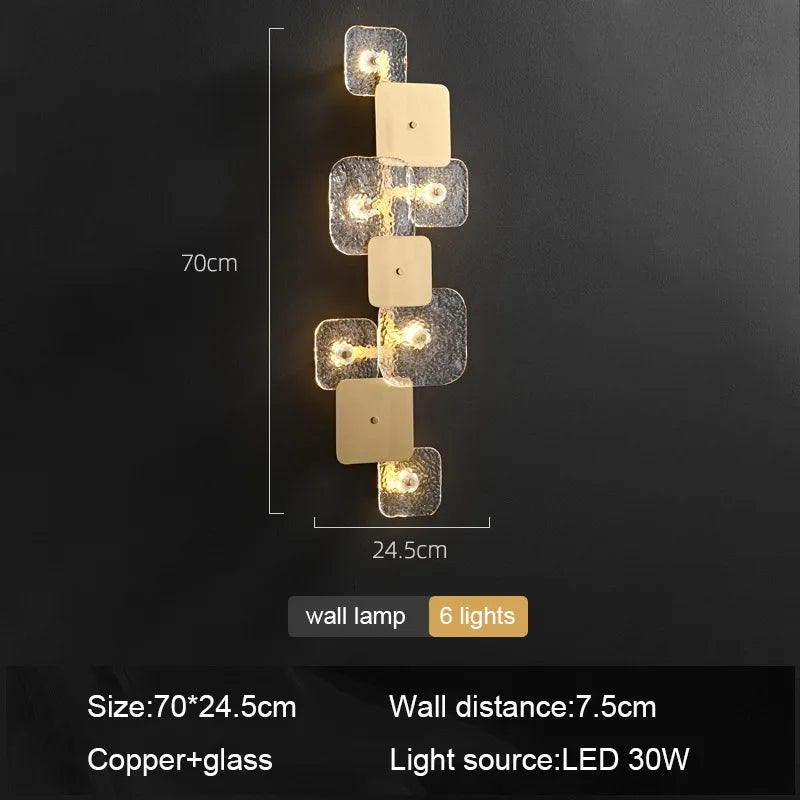Simple Staircase Entrance Wall Lamp Bedroom Light Luxury Tv Background Living Room Bedside Decoration Lighting