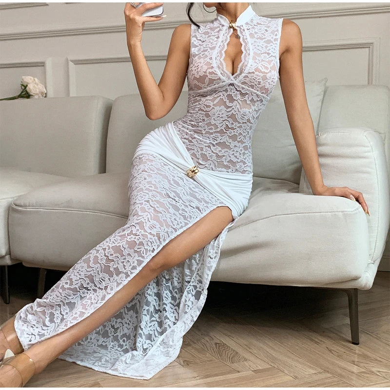 Sexy Black Hollow Blazer Dress Women Elegant Full Sleeve Shoulder Pads Cinched-waist Mini Dress 2026 Lady Evening Party Wear New