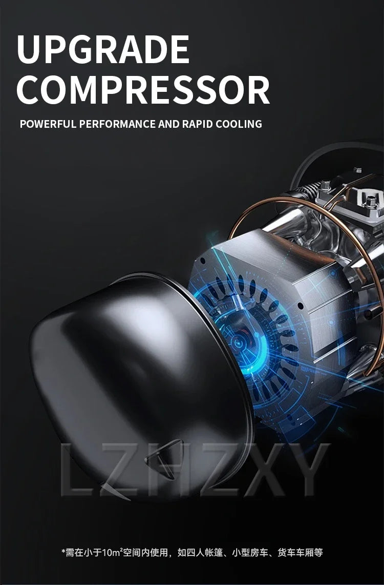 24V-110V/220V Portable Mobile Air Conditioner Factory Direct Sales Camping Vehicle Power Supply Portable Air Conditioner