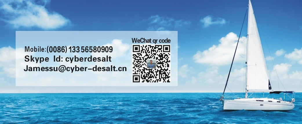 Boat And Yacht And Sailboat 1TPD Seawater Reverse Osmosis Desalination System Device Equipment Machine Plant Unit