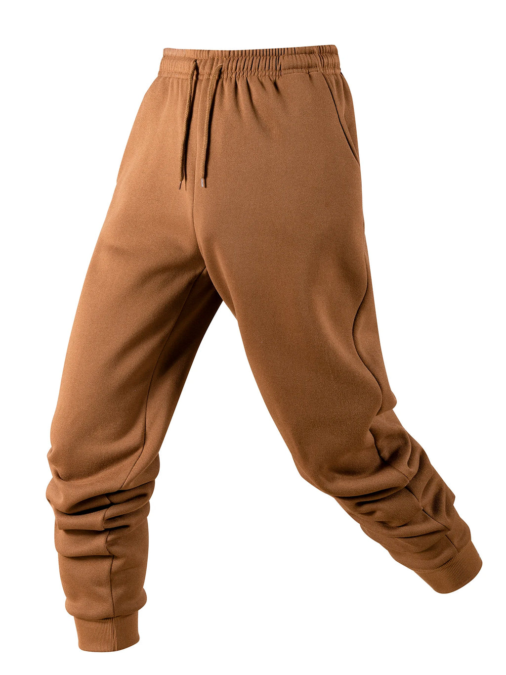 Men's Casual Pants Autumn Winter Fleece Sweatpants Men Running Jogger Sports Gym Trousers Fashion Solid Color Workout Long Pants