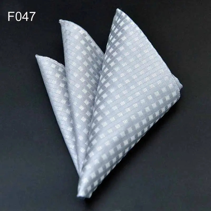 41 Colors Men's Handkerchief Plaid Dot Paisley Hankies Hanky Business Pocket Square Chest Towel 25*25CM