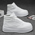 Men Casual Sneakers Platform Ankle Boots High-top Thick Bottom Sneakers Male Outdoor Basketball Shoes Sport Trainers 2025